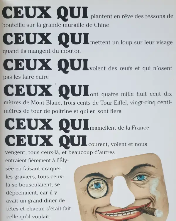 4e couv Jacques Prévert Diner des bêtes à Paris-France
