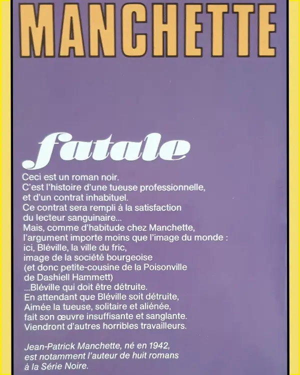 4e couv Manchette Fatale