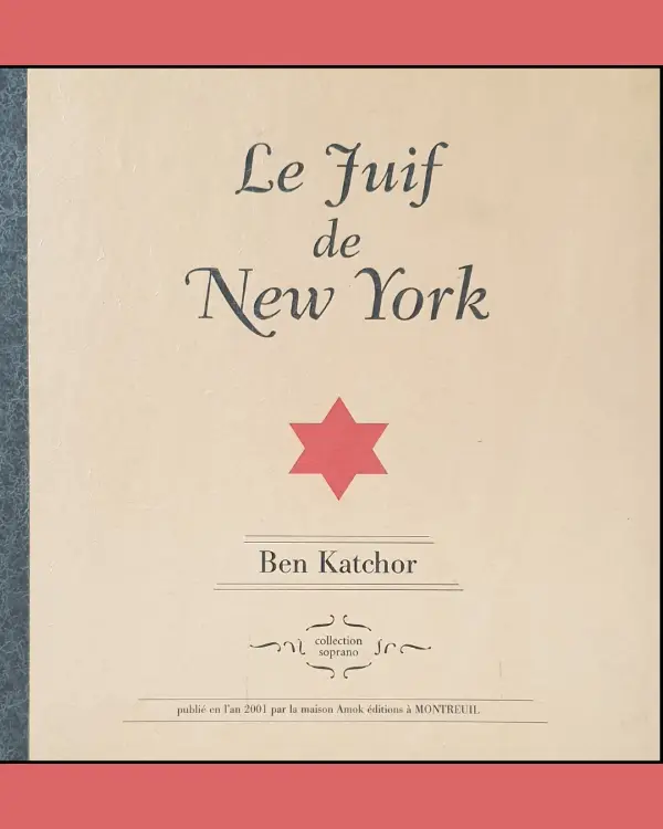 Couverture Ben Katchor Le juif de New York