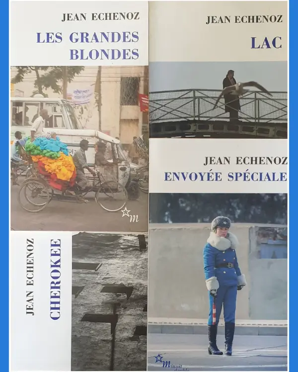 Couverture Jean Echenoz Les grandes blondes-envoyée spéciale