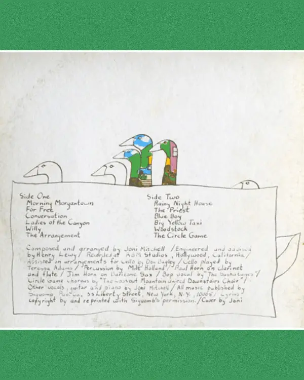 Joni Mitchell Ladies of the canyon