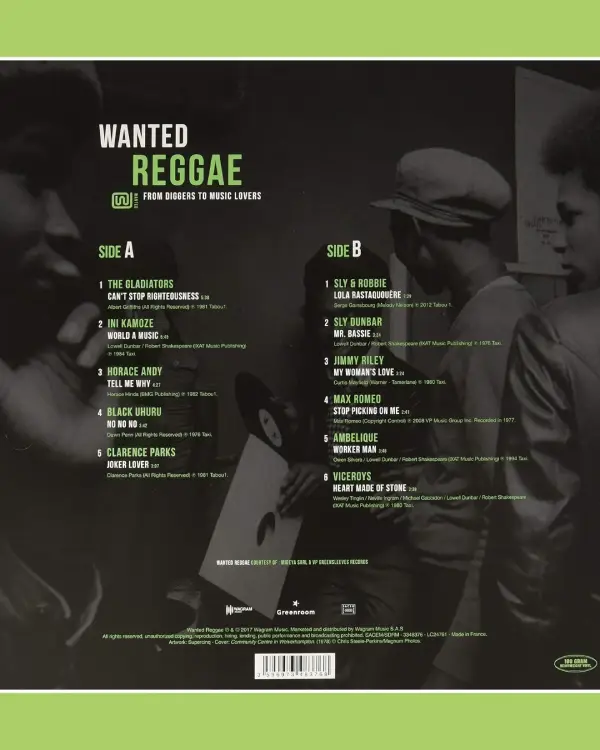 Wanted reggae Frome diggers to music lovers